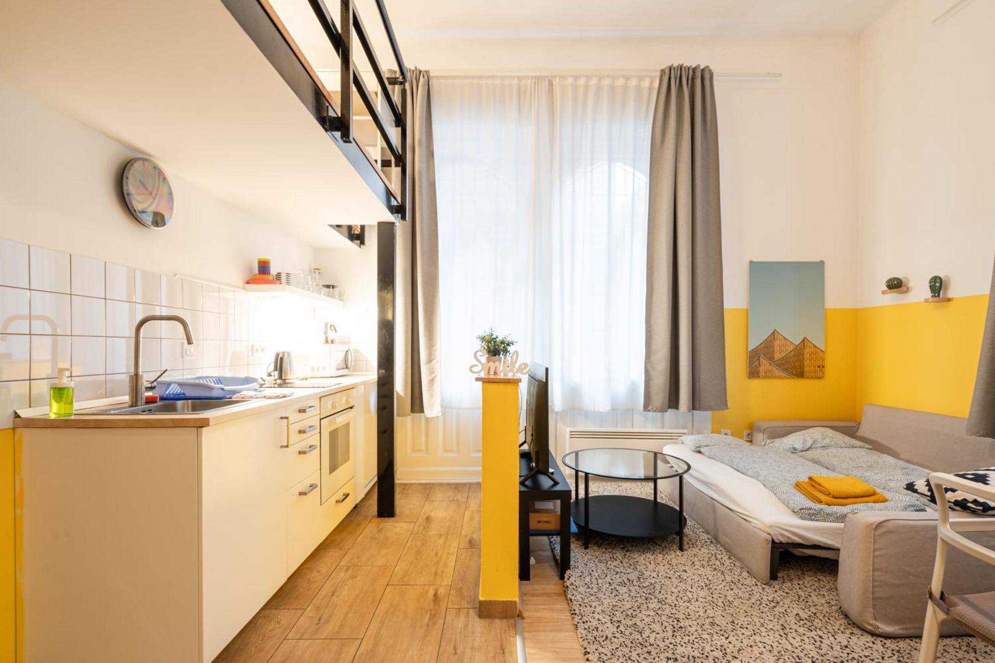 Charming Studio In The Heart Of The Jewish Quarter W41 Yellow Будапеща Екстериор снимка